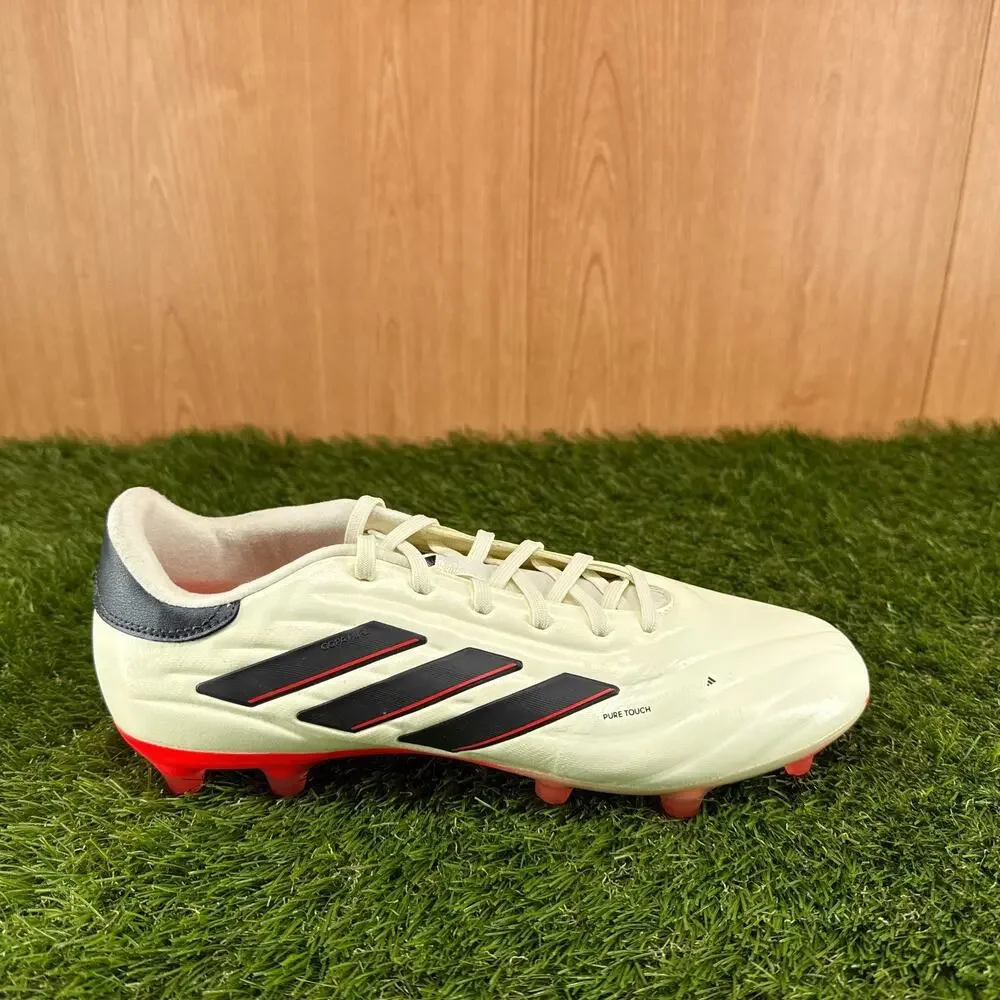 adidas Copa Pure II Pro FG Ivory Core Black IE4979 Mens 9.5 women's 10.5 Cleats